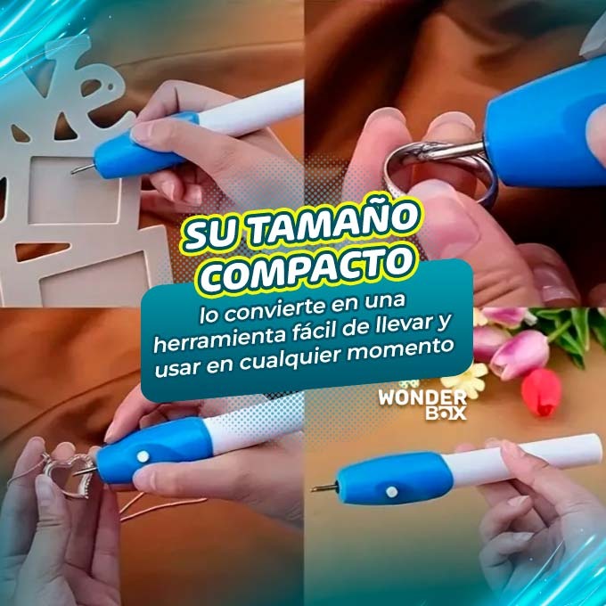 Bolígrafo de Grabado Portátil - Graba tú mismo sobre múltiples materiales