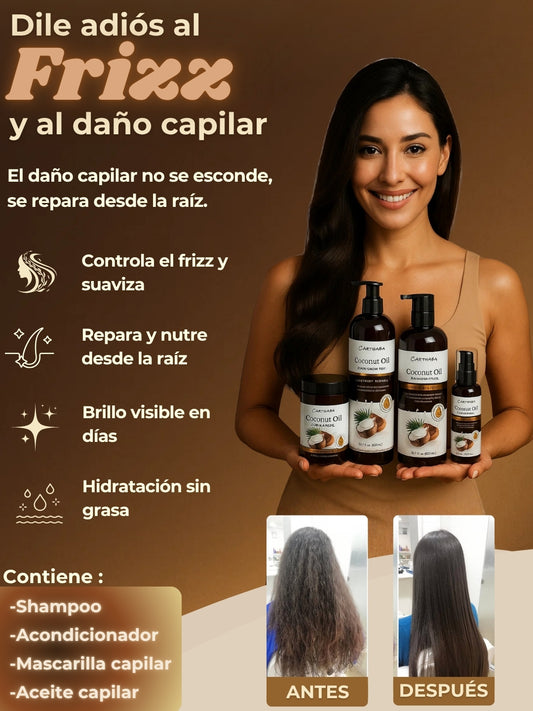 Pack: Shampoo + Acondicionador + Mascarilla + Aceite Capilar
