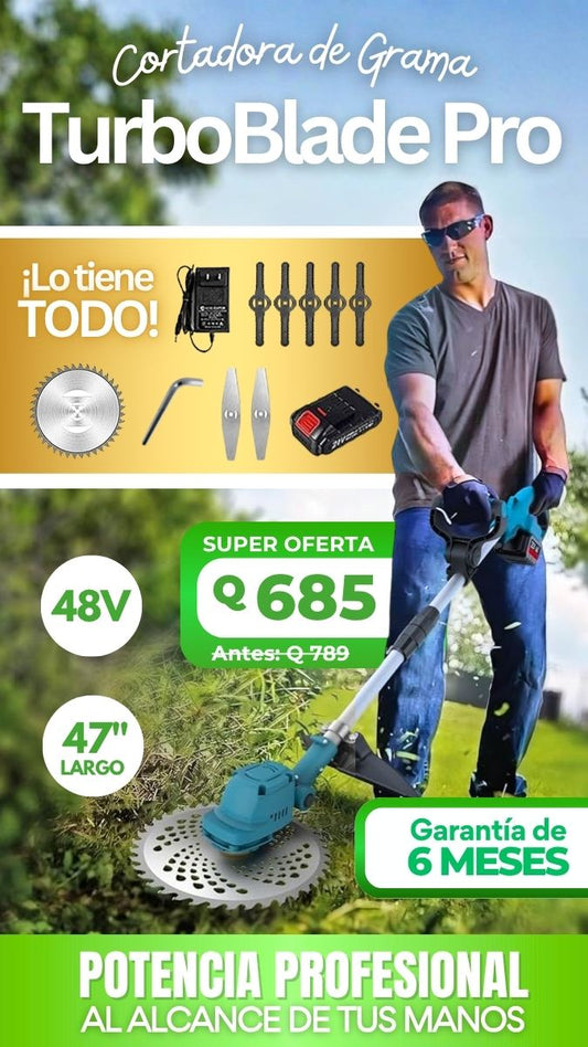 CORTADORA TurboBlade Pro + Kit de Protección de REGALO