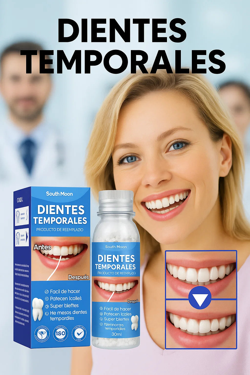 Temporary Teeth Recupera tu Sonrisa al Instante