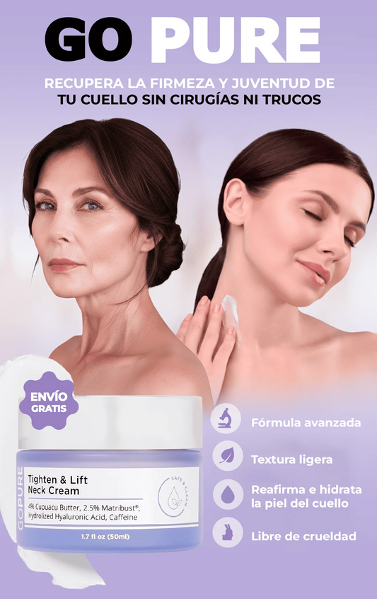 Go Pure - Recupera la Firmeza y Juventud de tu Cuello y Papada