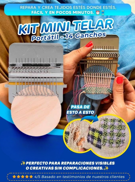 Kit Mini Telar Portátil